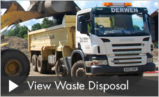 Waste Disposal at Derwen Aggregates Wales UK